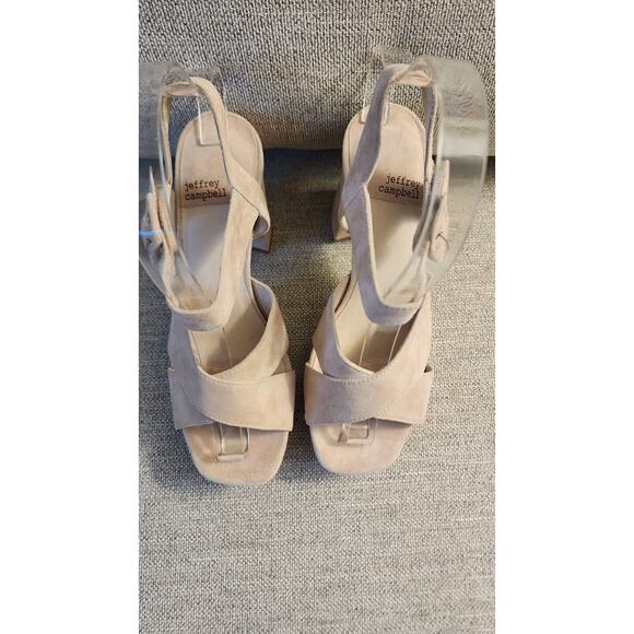 Pre-loved Jeffrey Campbell Women's Ammaly Sling Back Strap Heel Sz 6.5 - Picture 7 of 11